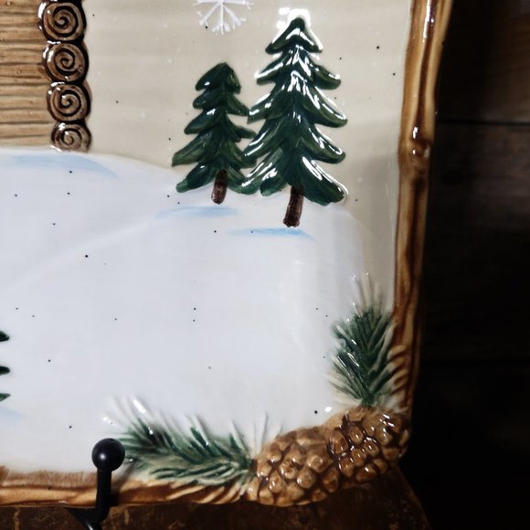 St. Nicholas Square Salad Plate - Heartland Pattern 9 3/8" - Holiday Dining - Picture 5 of 7